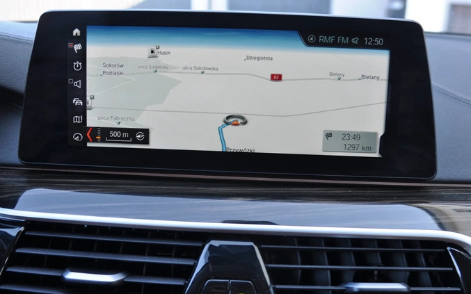 BMW Seria 5 cena 111500 przebieg: 157716, rok produkcji 2017 z Obrzycko małe 407